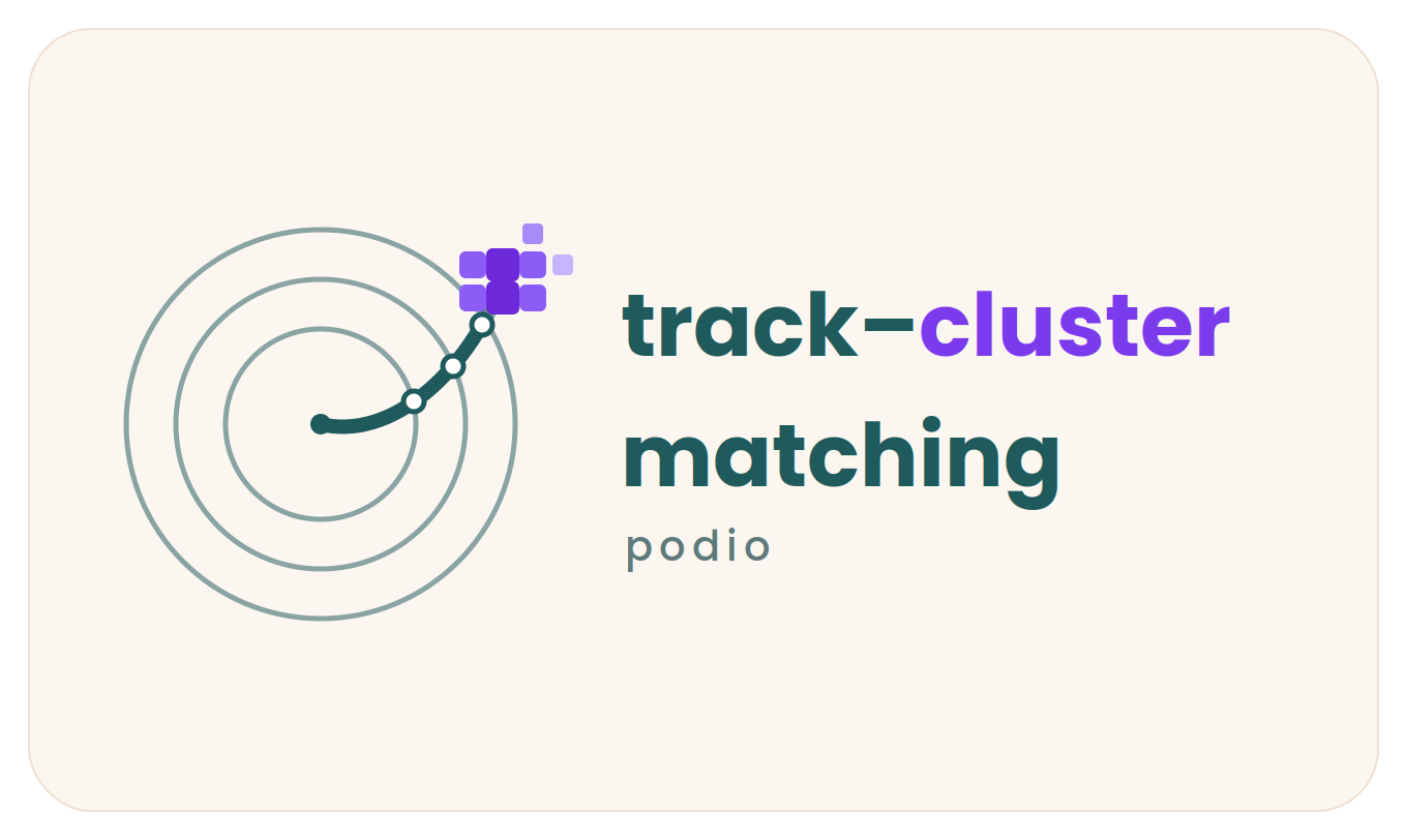 Track-cluster matching preview